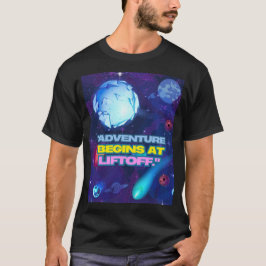 Camiseta La aventura comienza en el vaso aislante de despeg