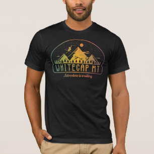 Camiseta La aventura de esquí de la montaña Retro Whitecap 