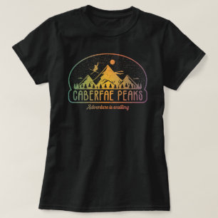 Camiseta La aventura de esquí de Retro Caberfae Peaks está