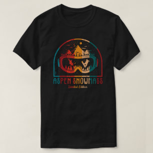 Camiseta La aventura de esquí Retro Aspen SnowMass está esp