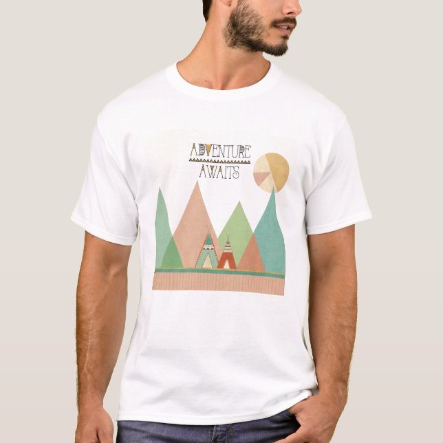 Camiseta La aventura de Geo III el | del sudoeste aguarda (Anverso)