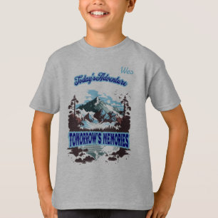 Camiseta "La aventura de hoy..." Personalizable Boy