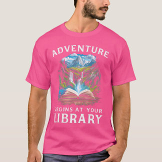 Camiseta La aventura de la naturaleza comienza en el amante