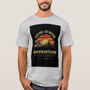 Camiseta La aventura de la naturaleza en el campamento todo