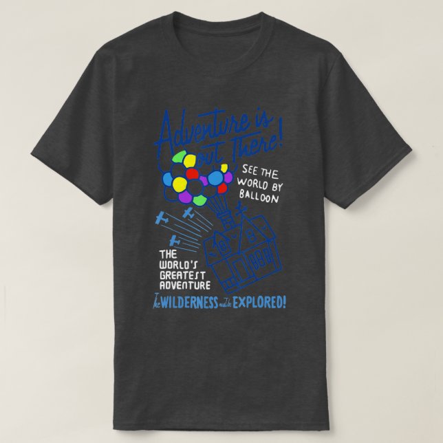 Camiseta La Aventura De Pixar UP Está Ahí Fuera, Artesanía  (Diseño del anverso)