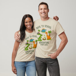 Camiseta La aventura de regreso a la escuela comienza aquí