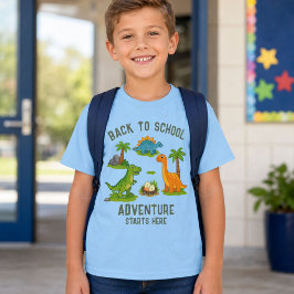 Camiseta La aventura de regreso a la escuela comienza aquí