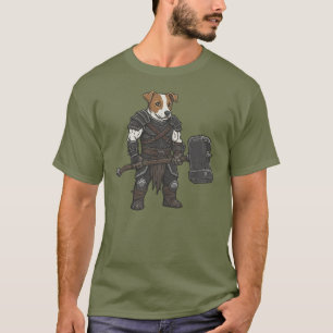 Camiseta La aventura del gladiador Jack Russell Terrier