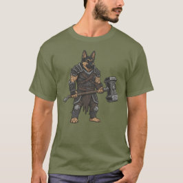 Camiseta La aventura del perro gladiador Pastor Alemán