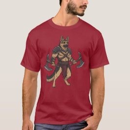 Camiseta La aventura del perro gladiador Pastor Alemán