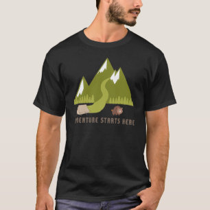 Camiseta La aventura empieza aquí