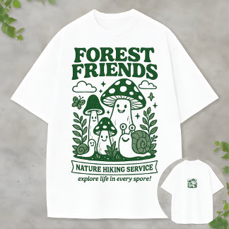 Camiseta La Aventura en el Bosque de Dibujos Animados de Ho