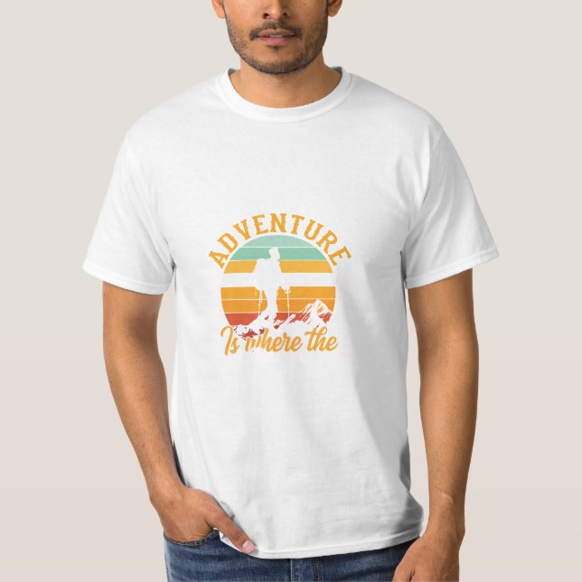 Camiseta La aventura es donde está el corazón (Anverso)