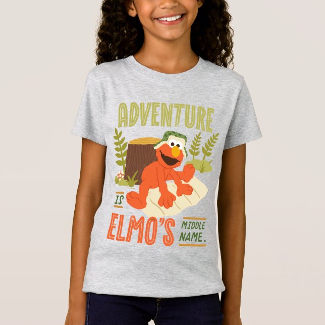 Camiseta La aventura es el nombre medio de Elmo (Anverso)