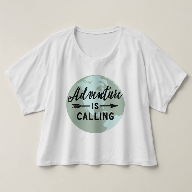 Camiseta La aventura es llamar (Diseño del anverso)