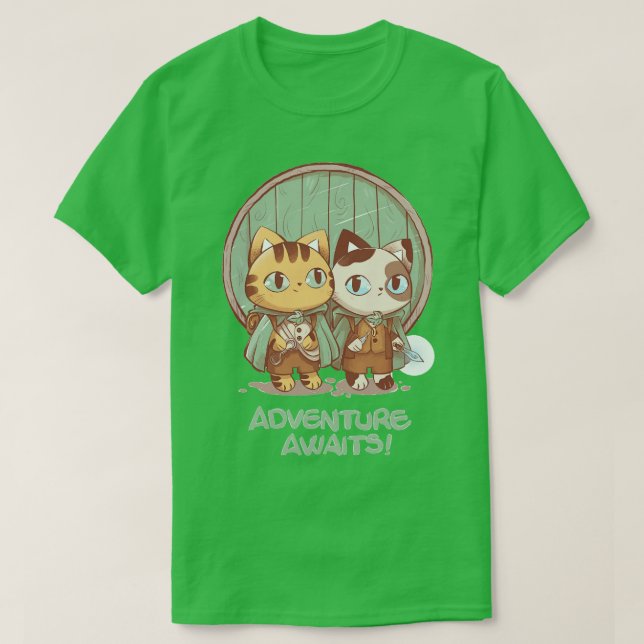 Camiseta La aventura espera (Diseño del anverso)