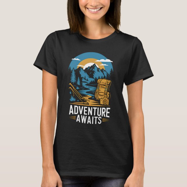Camiseta La aventura espera (Anverso)