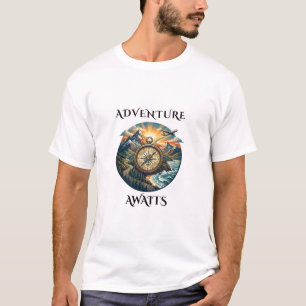 Camiseta La aventura espera Diseño de aventuras