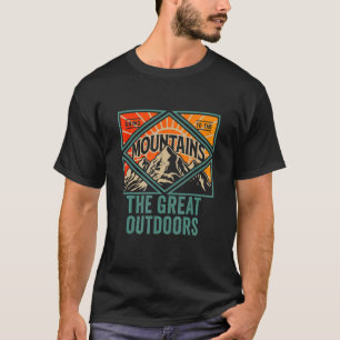 Camiseta La Aventura Espera El Gran Senderismo Natural