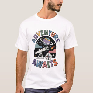 Camiseta La aventura espera Vibraciones del Explorador del