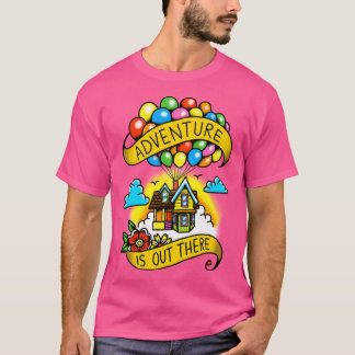Camiseta La aventura está ahí fuera - Gráfica arriba