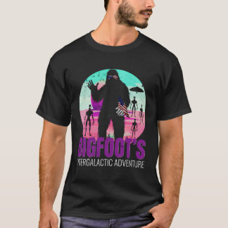 Camiseta La Aventura Intergaláctica De Bigfoot Sasquatch Am