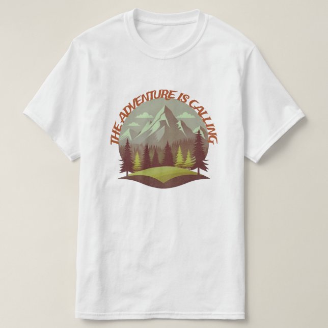 Camiseta La aventura llama (Diseño del anverso)