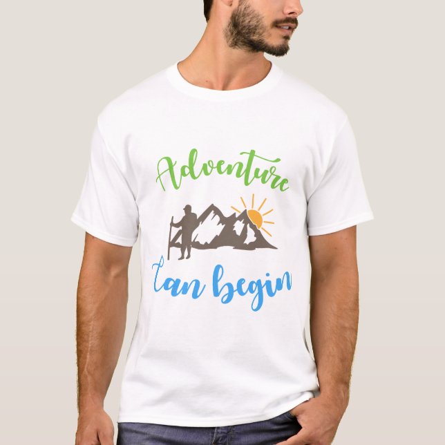 Camiseta La aventura puede comenzar (Anverso)