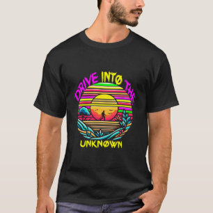 Camiseta La aventura retro-inspirada en lo inesperado