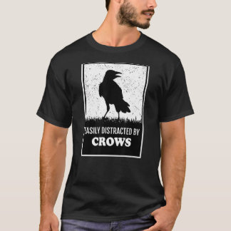 Camiseta La Aves De Los Cuerpos De Raven Fácilmente Distraí