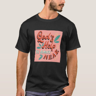 Camiseta La ayuda de Dios siempre es inspiradora para la fe