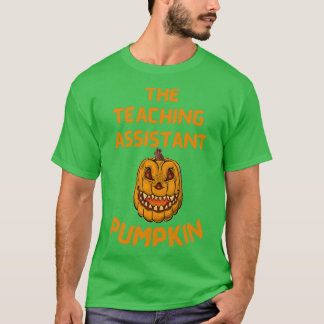 Camiseta La ayudante de la escuela calabaza Cos divertidos