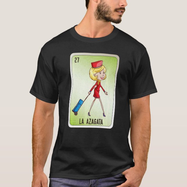 Camiseta La Azagata Mexican Slang Lottery Bingo Cards   (Anverso)