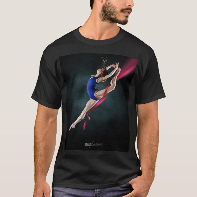 Camiseta La bailarina de Katya salta el Pin encima de la (Anverso)