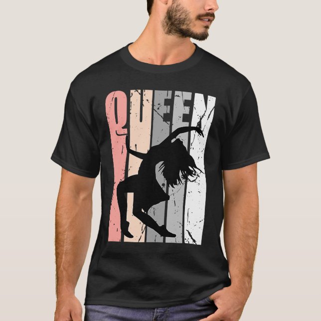 Camiseta La bailarina rosada Pastel Reina Nacimiento Prince (Anverso)