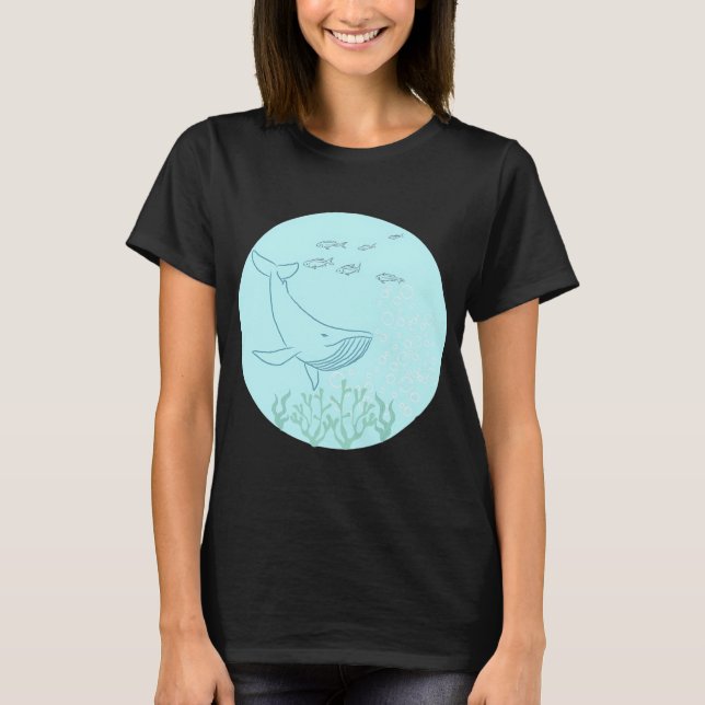 Camiseta la ballena azul (Anverso)