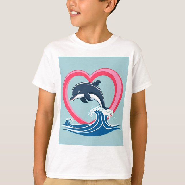 Camiseta La ballena con el corazón de mamá (Anverso)