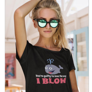 Camiseta La ballena divertida dice