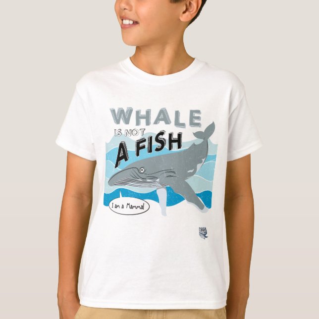 Camiseta La ballena no es un pez (Anverso)