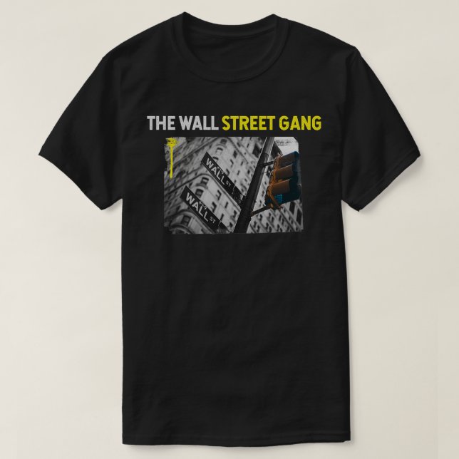 Camiseta La banda de la calle de la pared (Diseño del anverso)