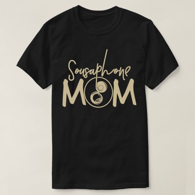 Camiseta La banda de Marcha es divertida Sousaphone Mom (Diseño del anverso)