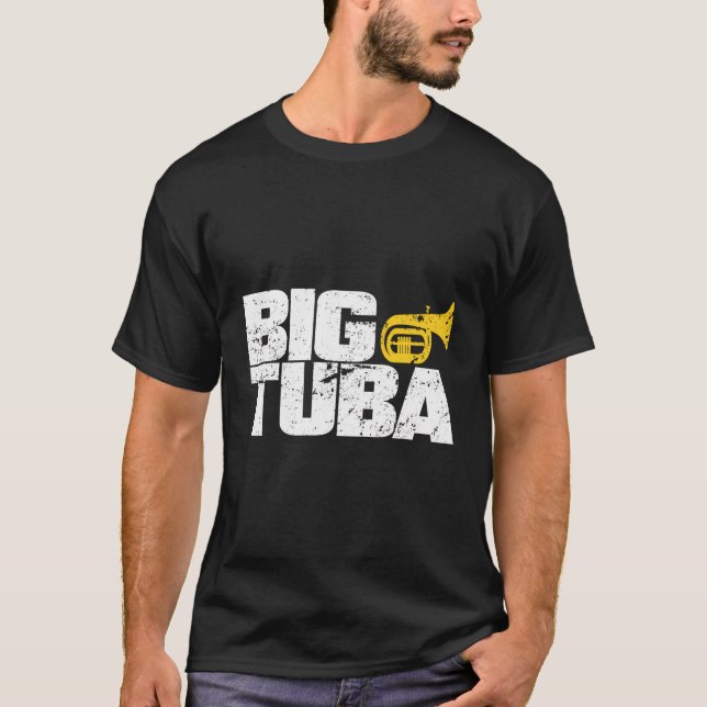 Camiseta La banda de marcha escolar es divertida en Tuba (Anverso)