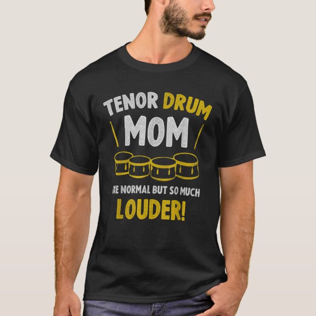 Camiseta La banda de marcha escolar es divertida, Tenor Mom (Anverso)