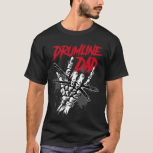 Camiseta La banda de marcha tambor mayor Drumline Dad