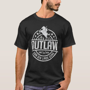 Camiseta La banda de Outlaw Dutch: Aventura del caballo roj