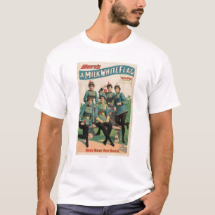 Camiseta La banda "de una mujer de la bandera blanca como