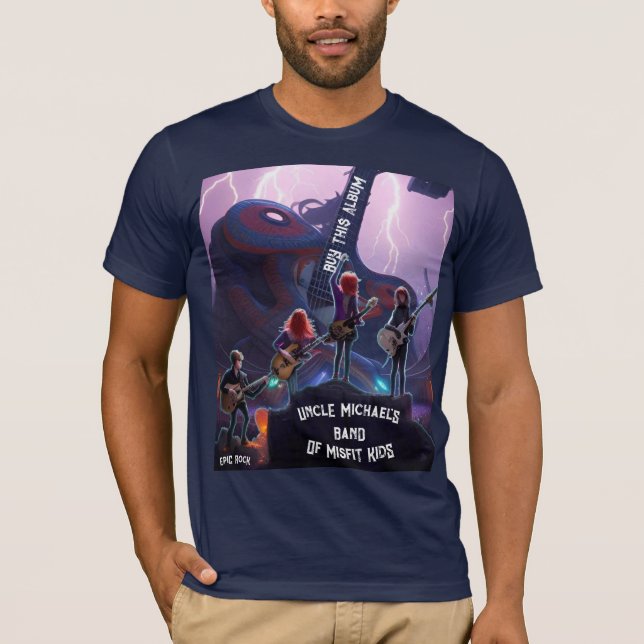 Camiseta La banda del tío Michael de niños inadaptados (Anverso)