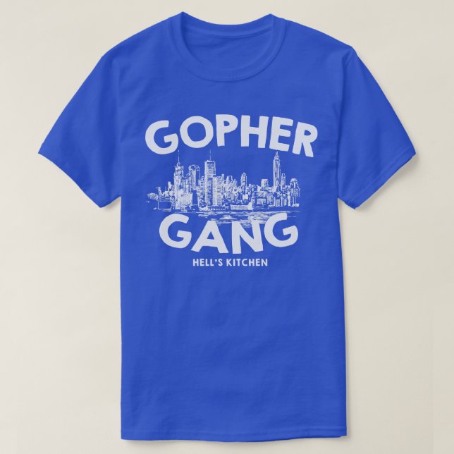 Camiseta La banda Gopher (Diseño del anverso)
