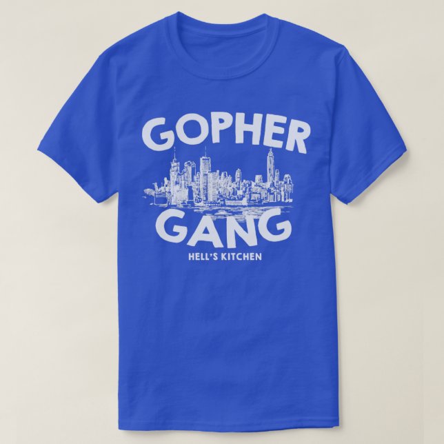 Camiseta La banda Gopher (Diseño del anverso)