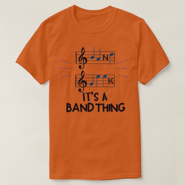 Camiseta La Banda MÚSICA Geek Es Un Regalo De Cosas De Band (Diseño del anverso)
